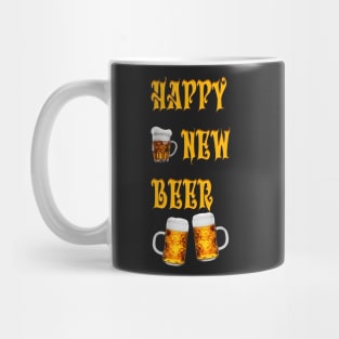 Happy New Beer Mug